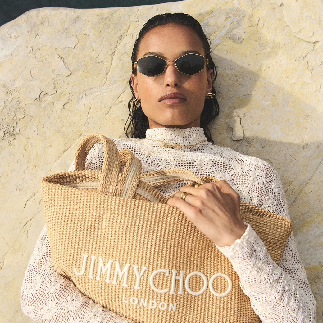 Jimmy Choo Beach Tote East-West