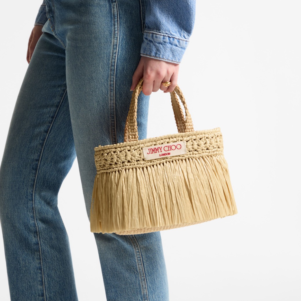 Jimmy Choo Beach Tote East-West Mini
