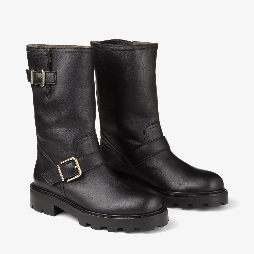 Jimmy Choo Biker II Shearling