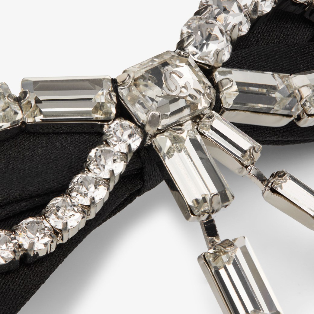 Jimmy Choo Crystal Bow Slide