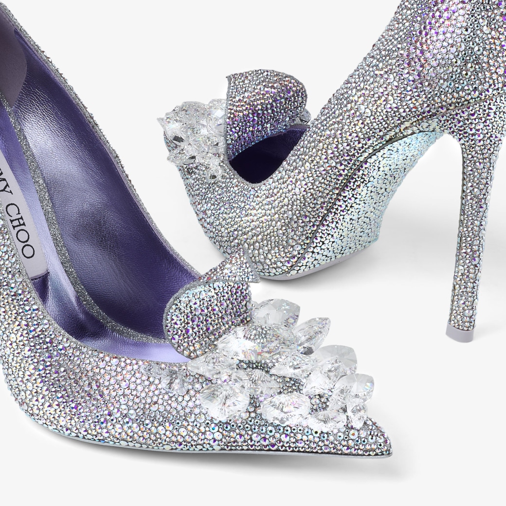 Jimmy Choo Crystal Slipper 110