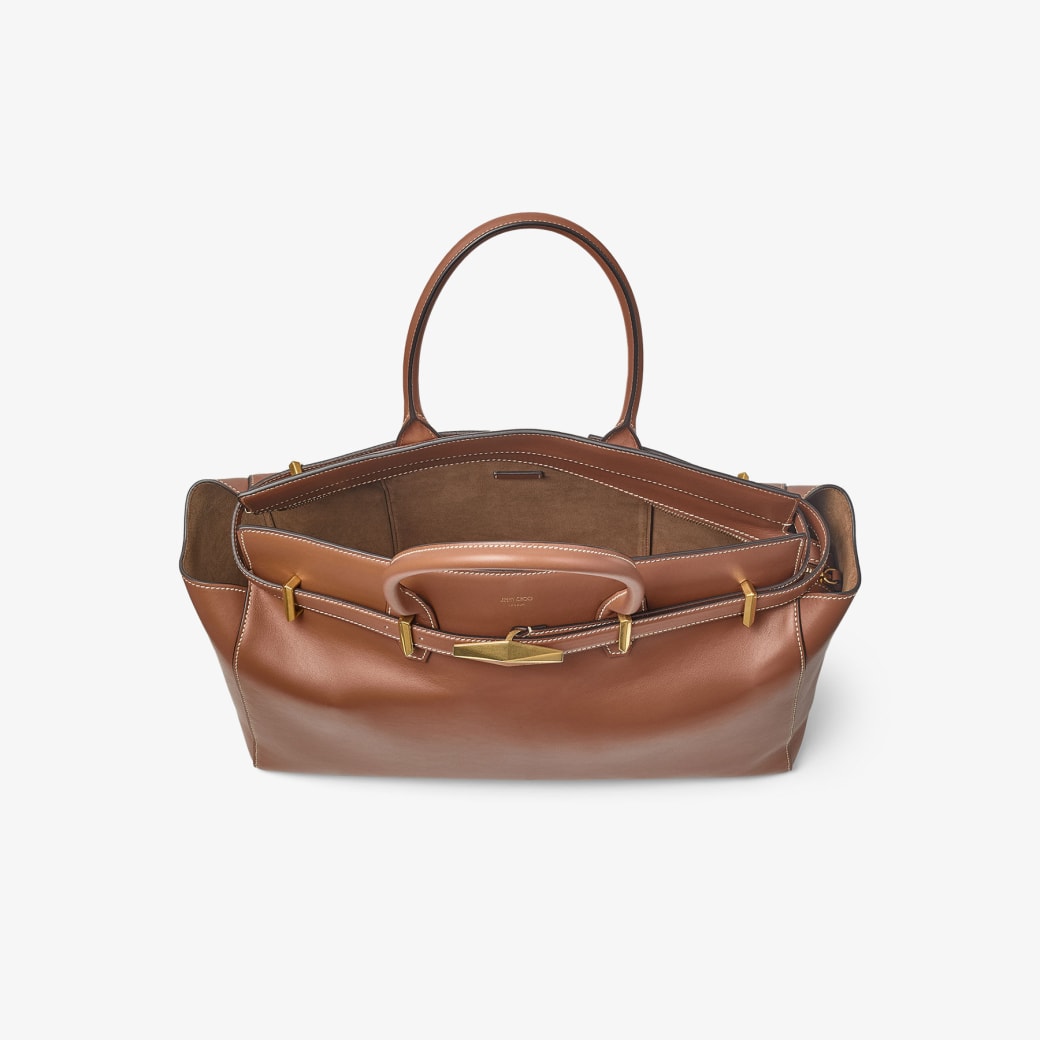 Jimmy Choo Diamond Belted Top Handle M