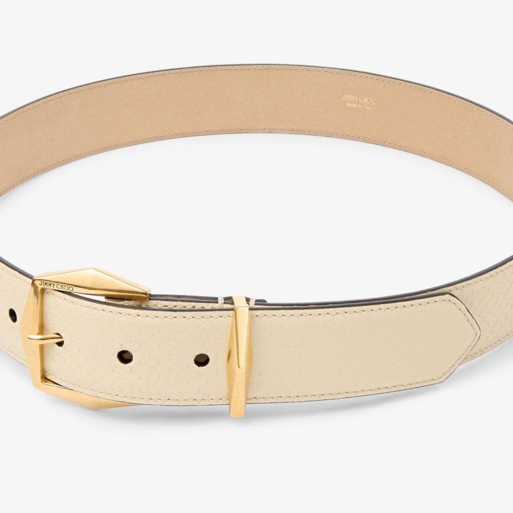 Jimmy Choo Diamond Buckle Belt 