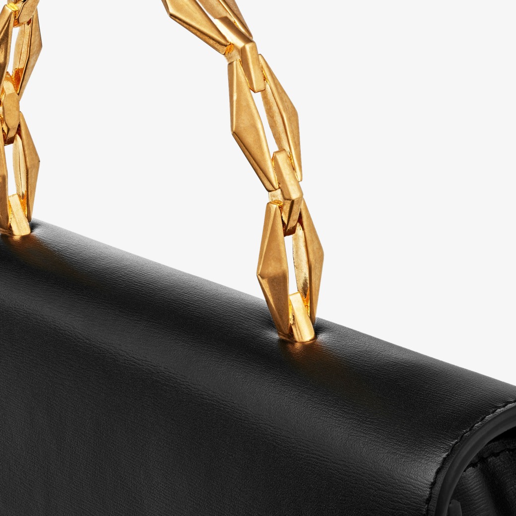 Jimmy Choo Diamond Chain Top Handle