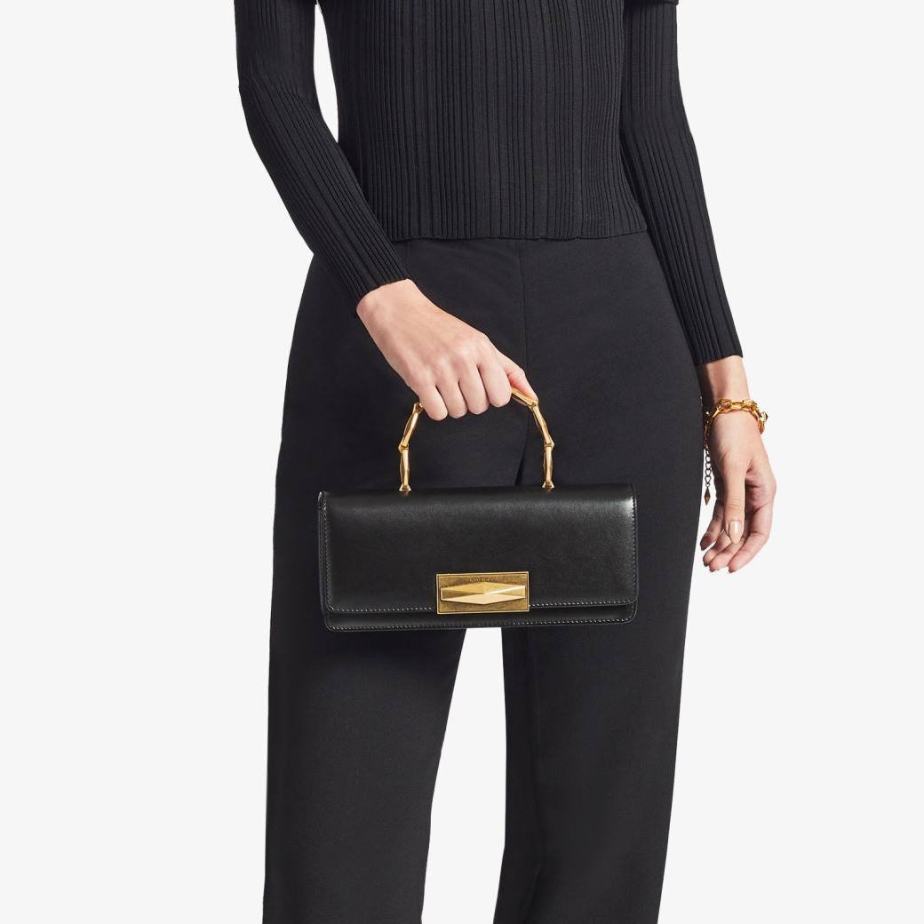 Jimmy Choo Diamond Chain Top Handle