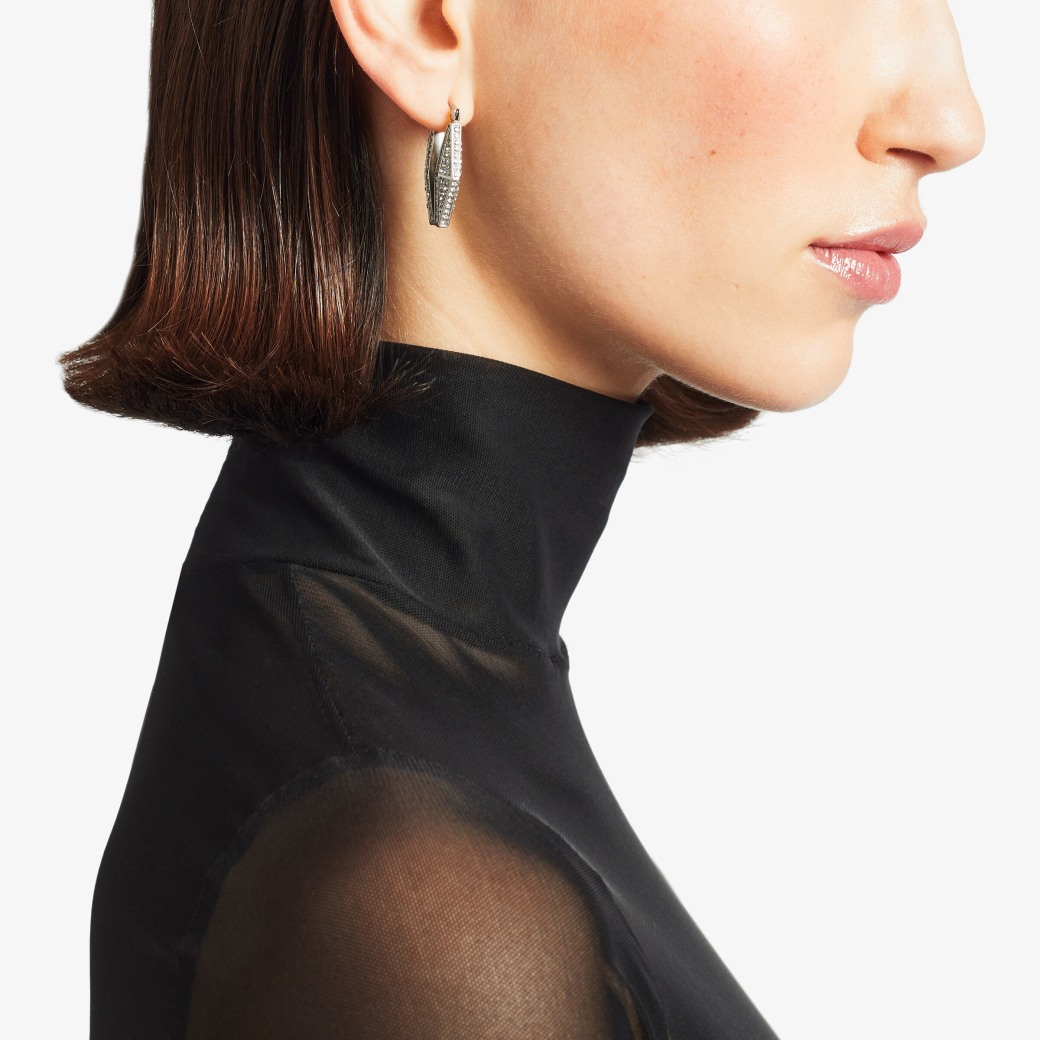 Jimmy Choo Diamond Chain Earring