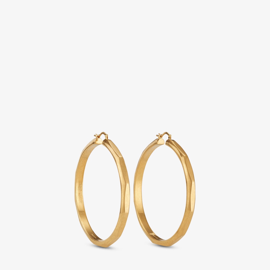 Jimmy Choo Diamond Chain Hoops M