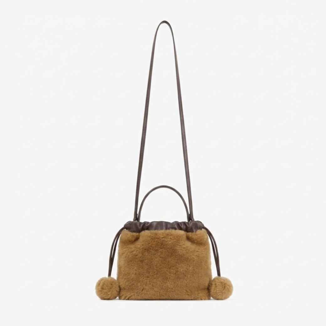 Jimmy Choo Drawstring Pouch Top Handle