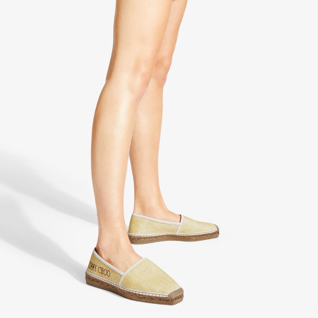 jimmy choo dru flat espadrilles