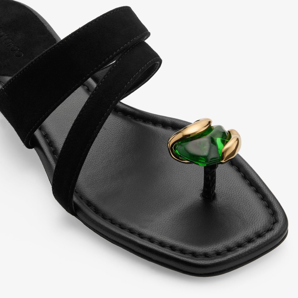 Jimmy Choo Emeri Stone Flat