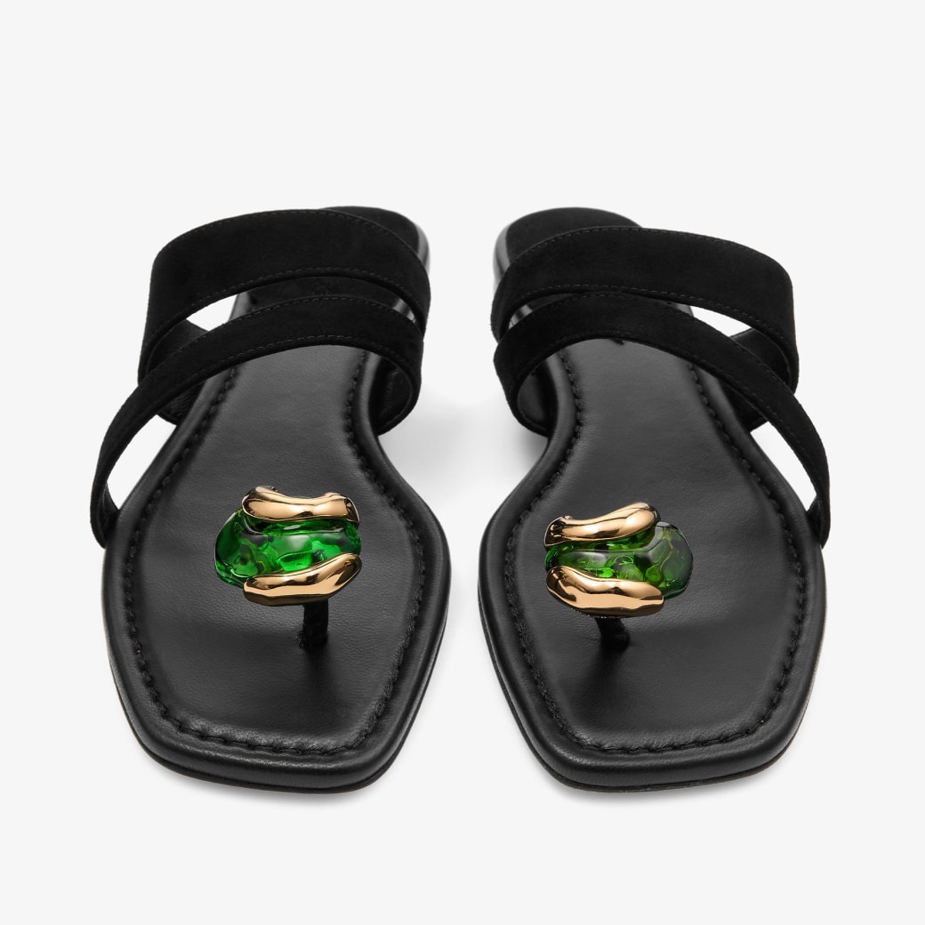 Jimmy Choo Emeri Stone Flat