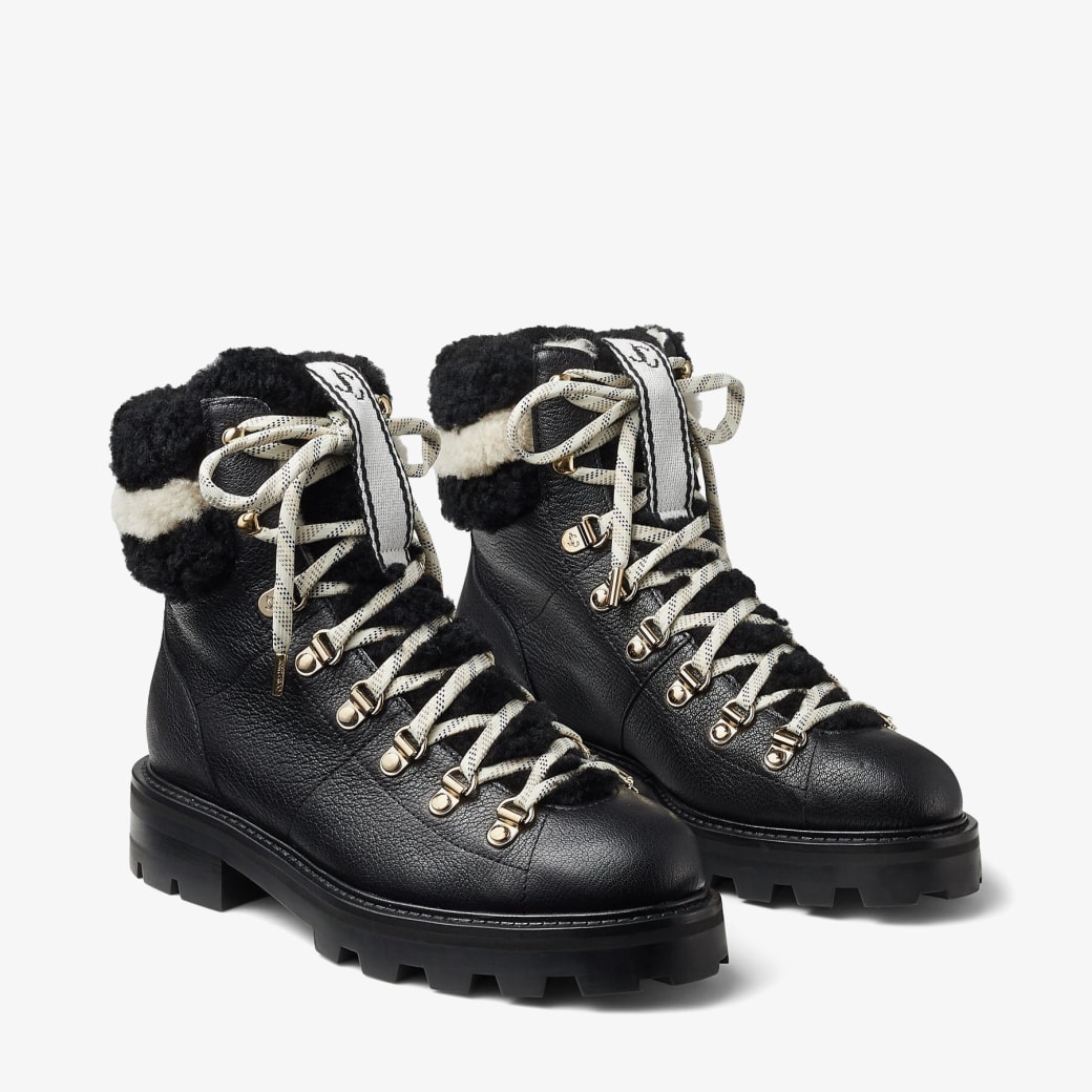 Jimmy Choo Eshe Flat Shearling