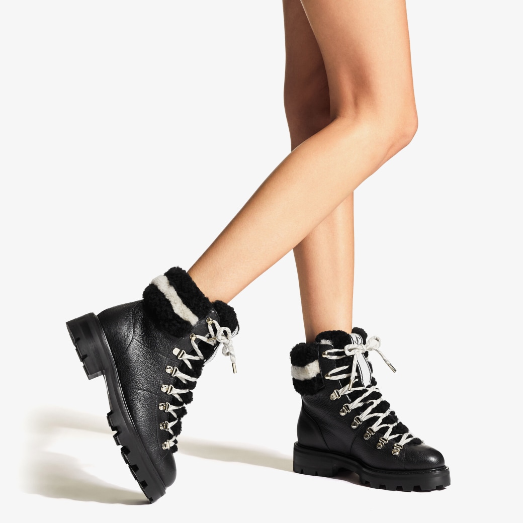 Jimmy Choo Eshe Flat Shearling