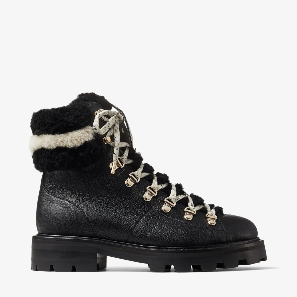 Jimmy Choo Eshe Flat Shearling