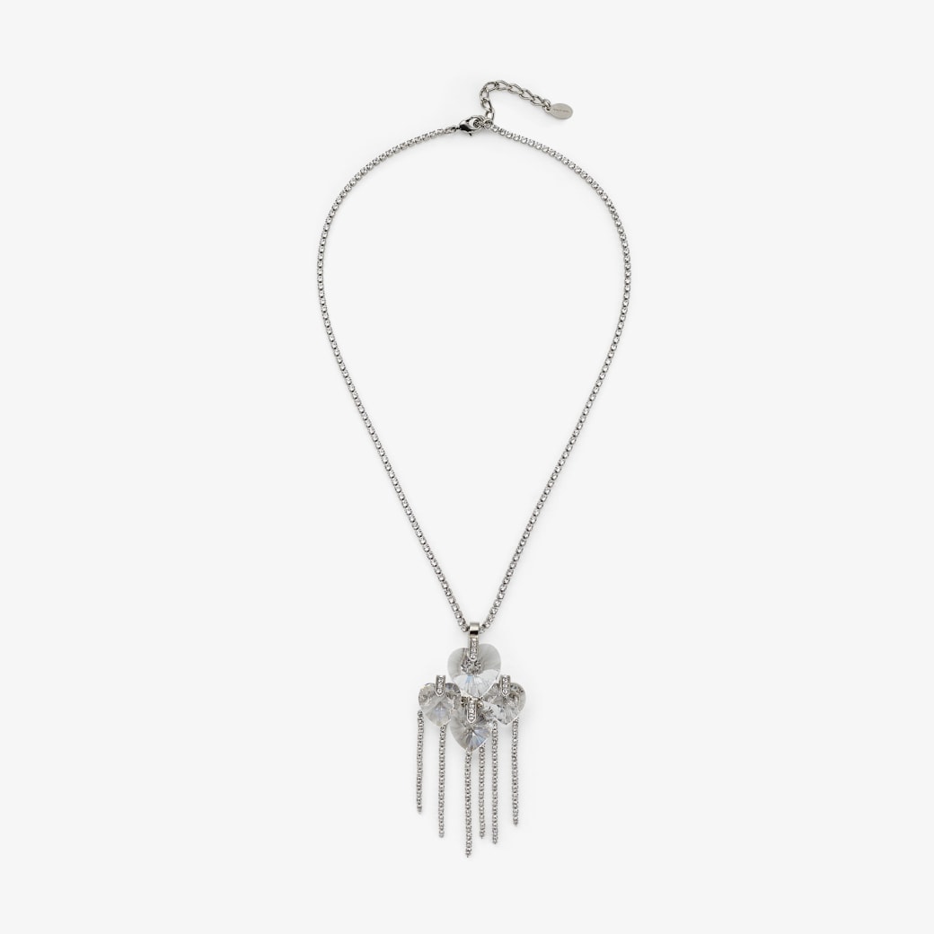 Jimmy Choo Heart Drop Necklace