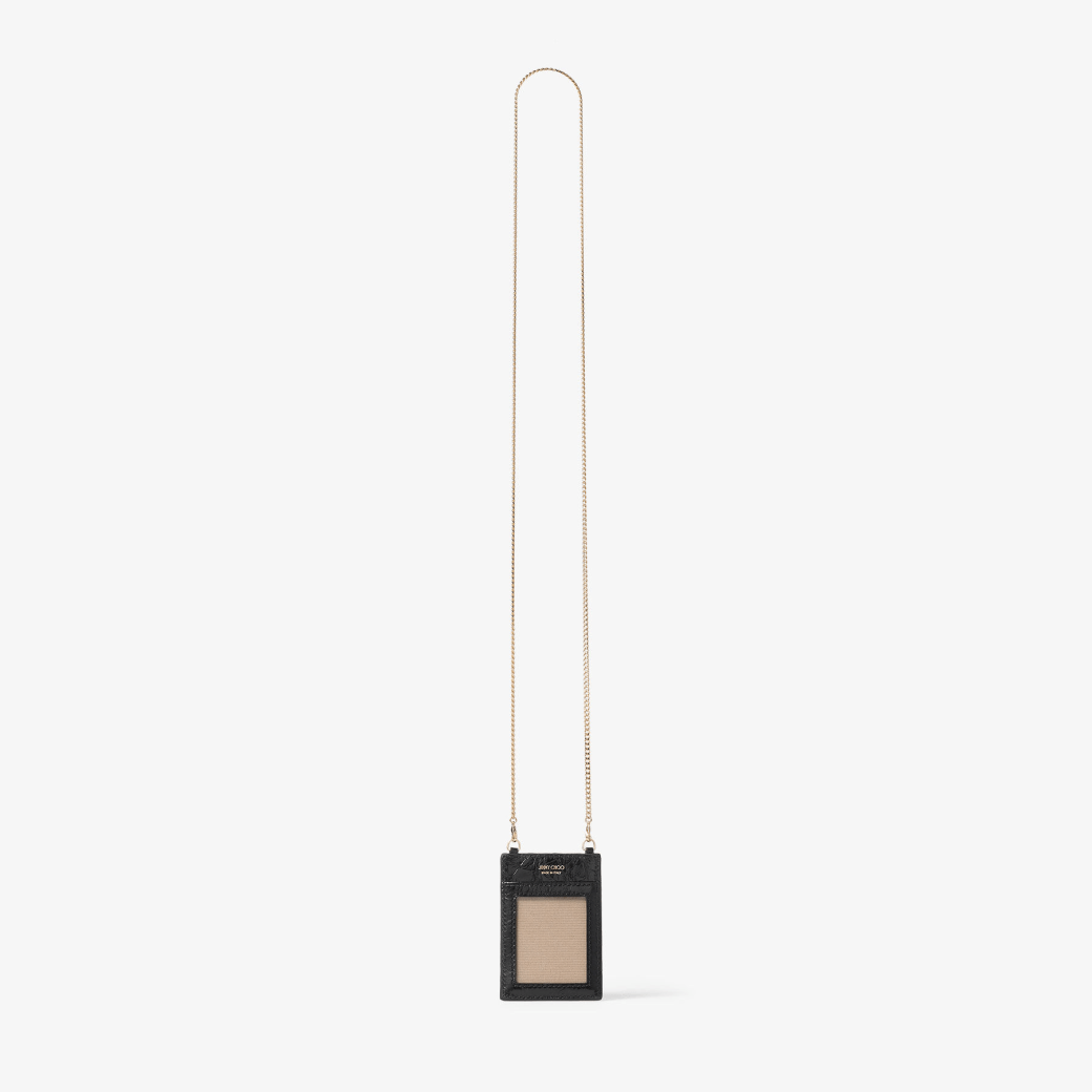 Jimmy Choo ID Holder With Chain