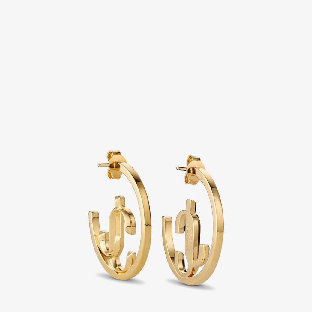 Jimmy Choo JC Monogram Hoops