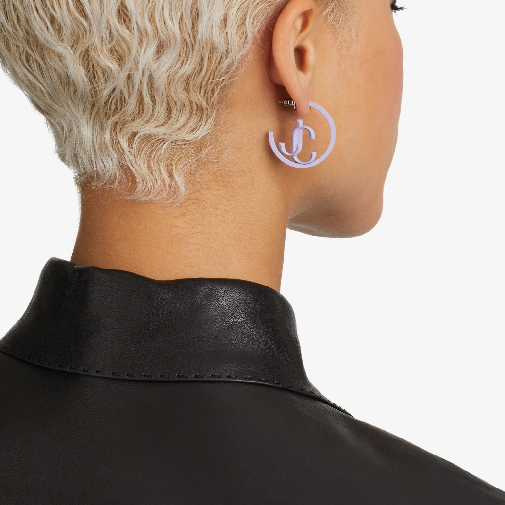 Jimmy Choo JC Monogram Hoops