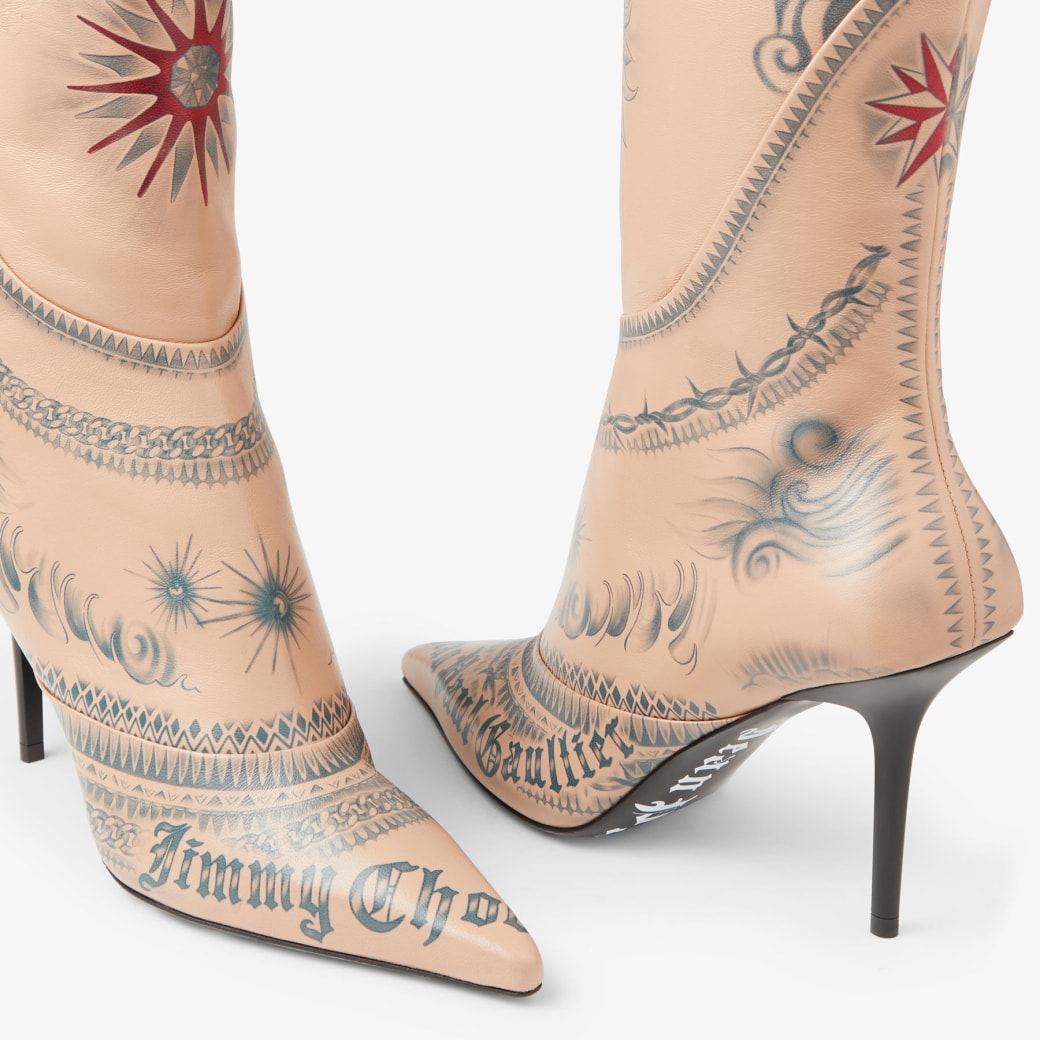Jimmy Choo Jimmy Choo / Jean Paul Gaultier Over The Knee Boot 90