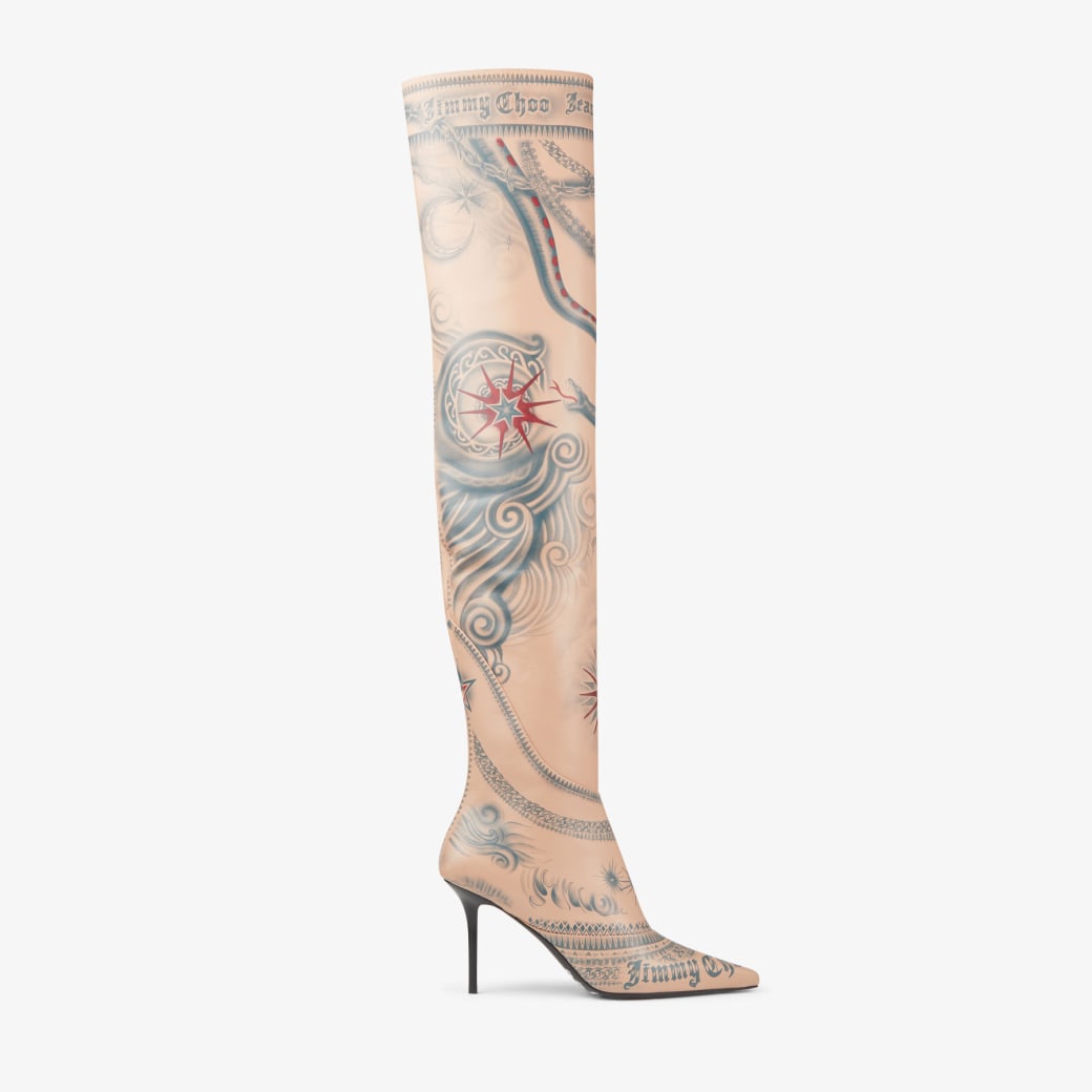 Jimmy Choo Jimmy Choo / Jean Paul Gaultier Over The Knee Boot 90