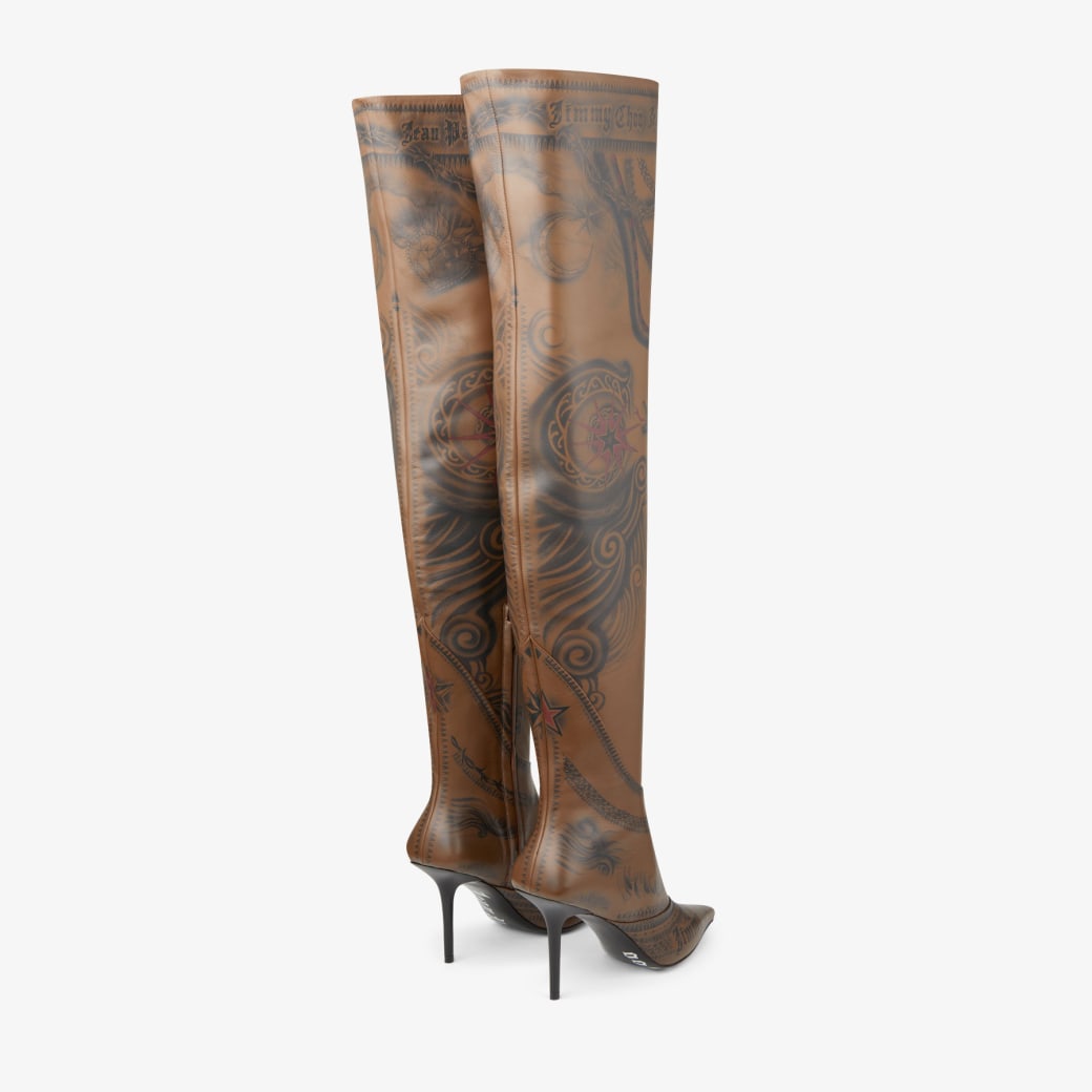 Jimmy Choo Jimmy Choo / Jean Paul Gaultier Over The Knee Boot 90