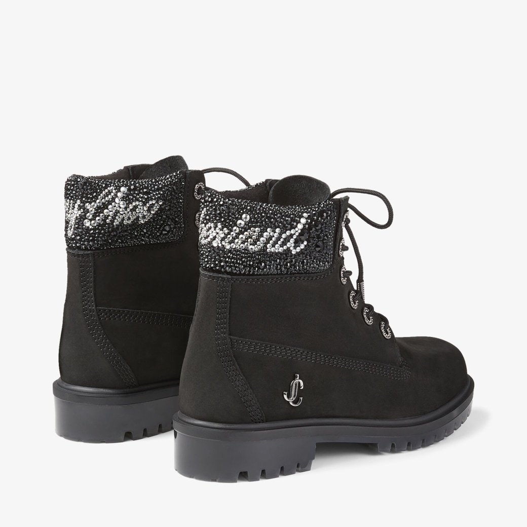 Jimmy Choo Jimmy Choo X Timberland 6 Inch Crystal Cuff Boot