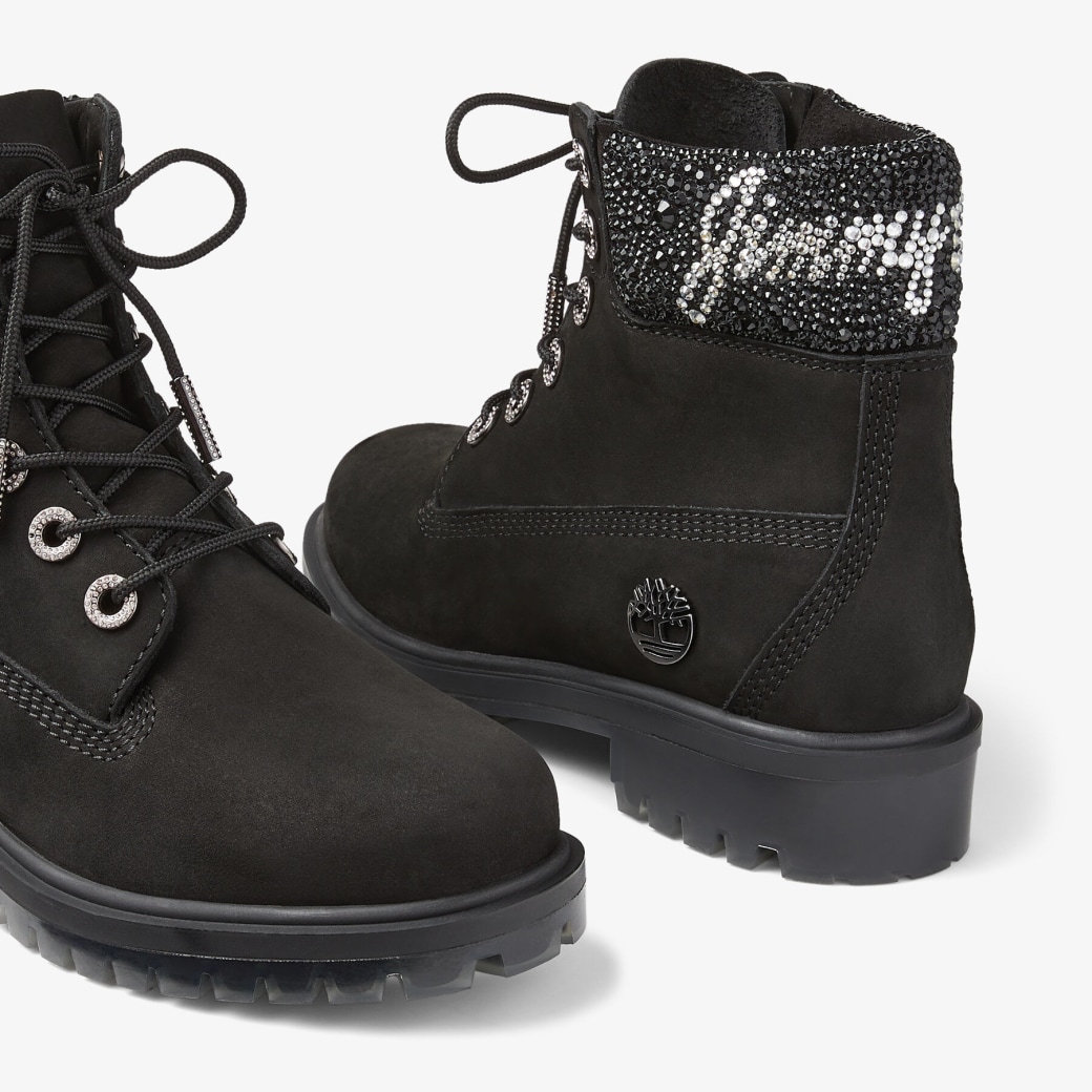 Jimmy Choo Jimmy Choo X Timberland 6 Inch Crystal Cuff Boot