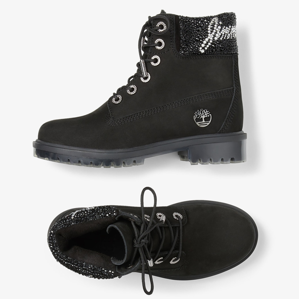 Jimmy Choo Jimmy Choo X Timberland 6 Inch Crystal Cuff Boot