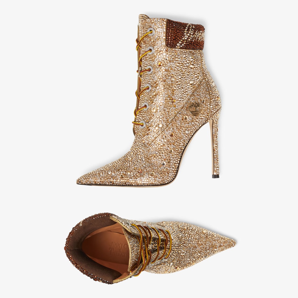 Jimmy Choo Jimmy Choo X Timberland 6 Inch Crystal Boot