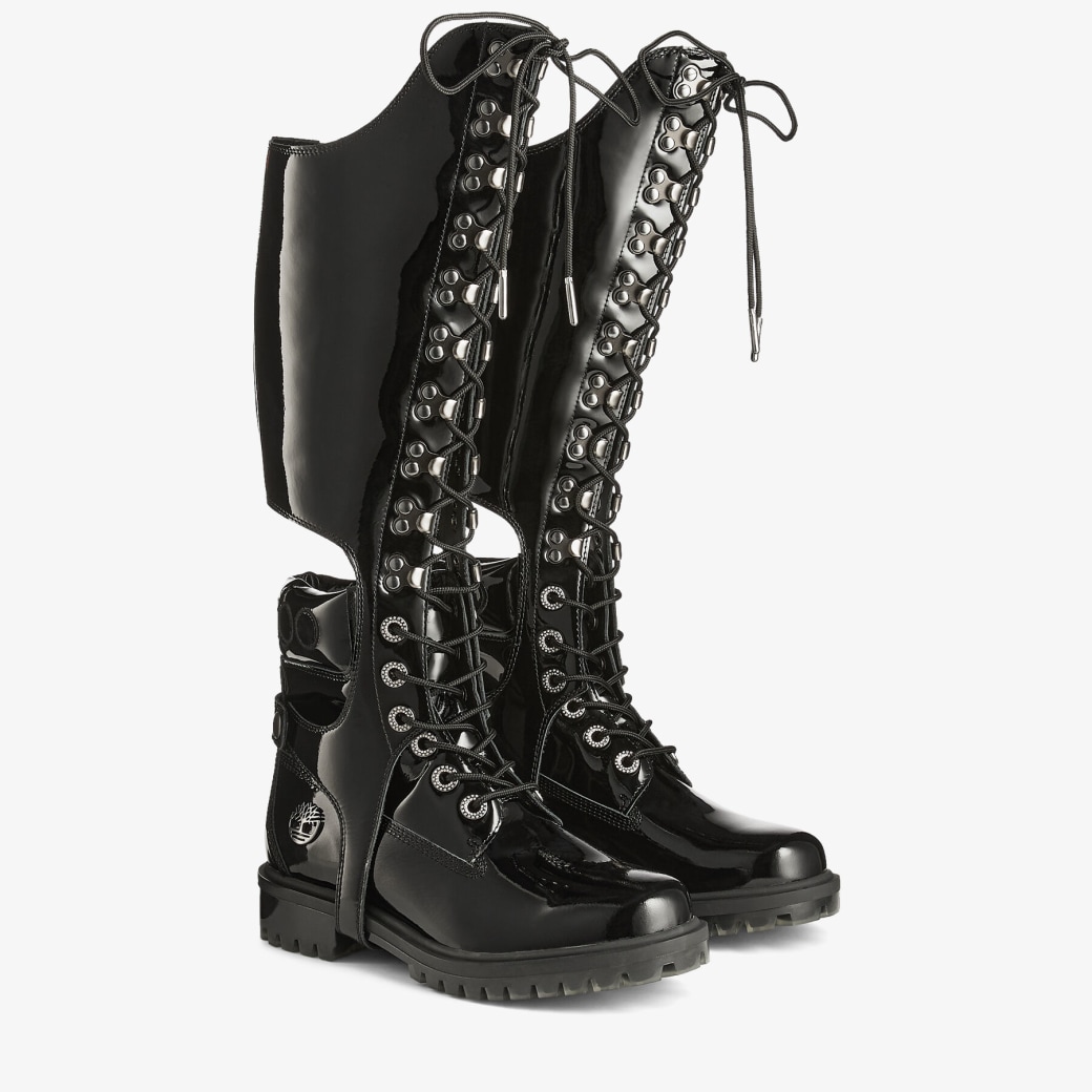 Jimmy Choo Jimmy Choo X Timberland Patent Leather Harness Boot