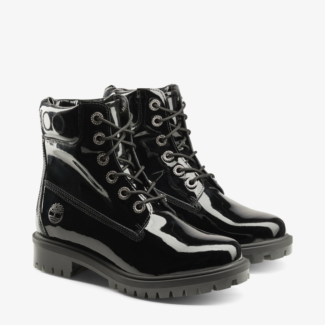 Jimmy Choo Jimmy Choo X Timberland Patent Leather Harness Boot