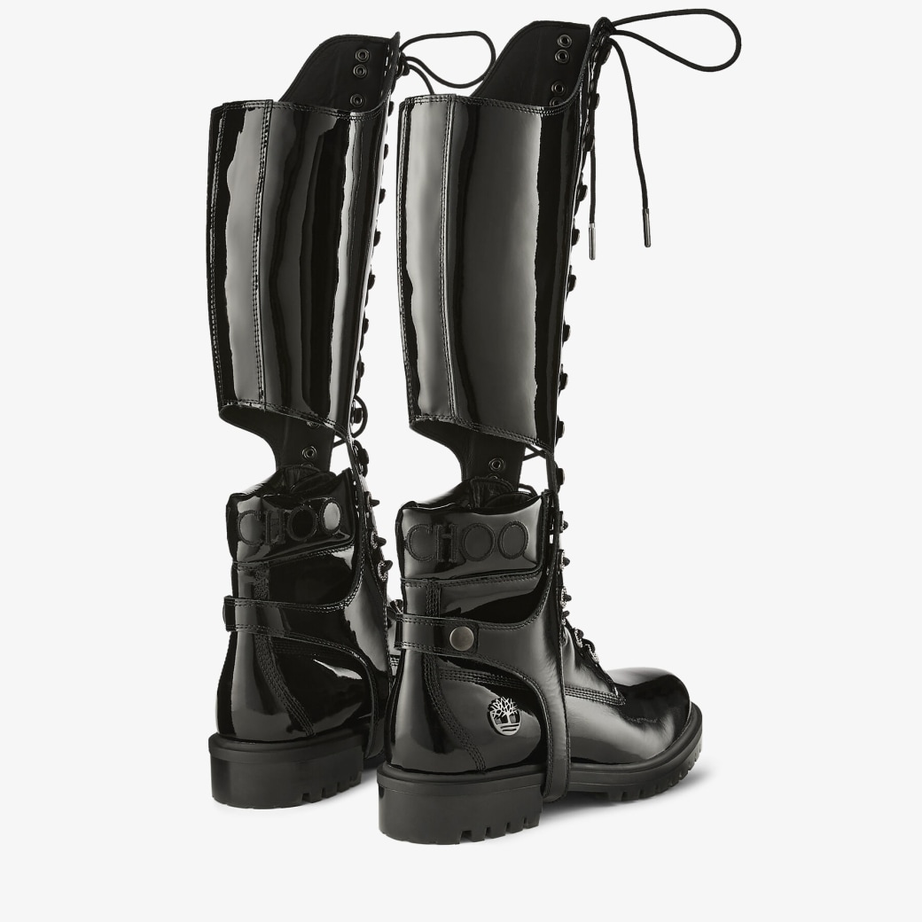 Jimmy Choo Jimmy Choo X Timberland Patent Leather Harness Boot