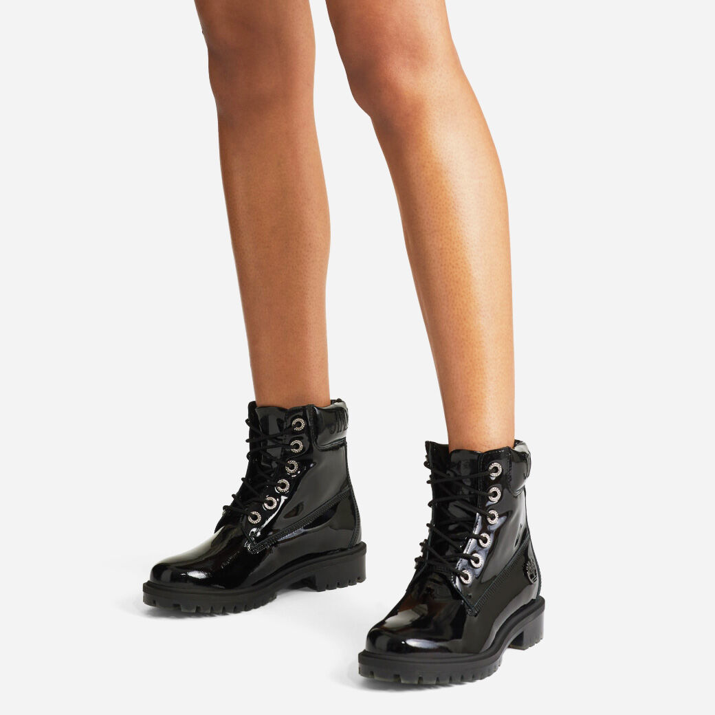 Jimmy Choo Jimmy Choo X Timberland Patent Leather Harness Boot