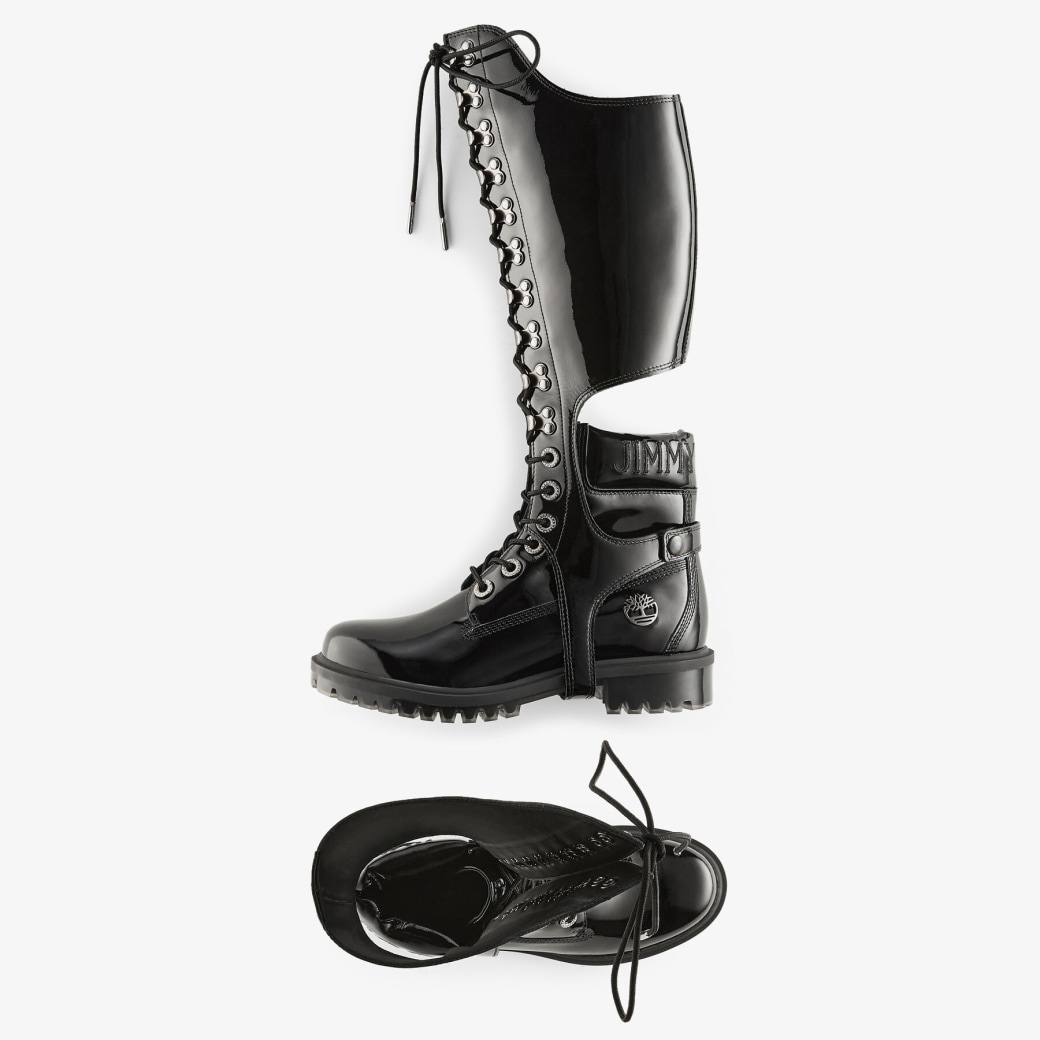 Jimmy Choo Jimmy Choo X Timberland Patent Leather Harness Boot
