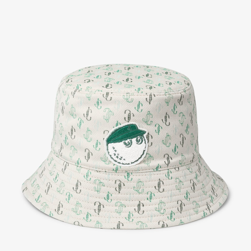 Jimmy Choo Jimmy Choo / Malbon 2.0 Monogram Bucket Hat