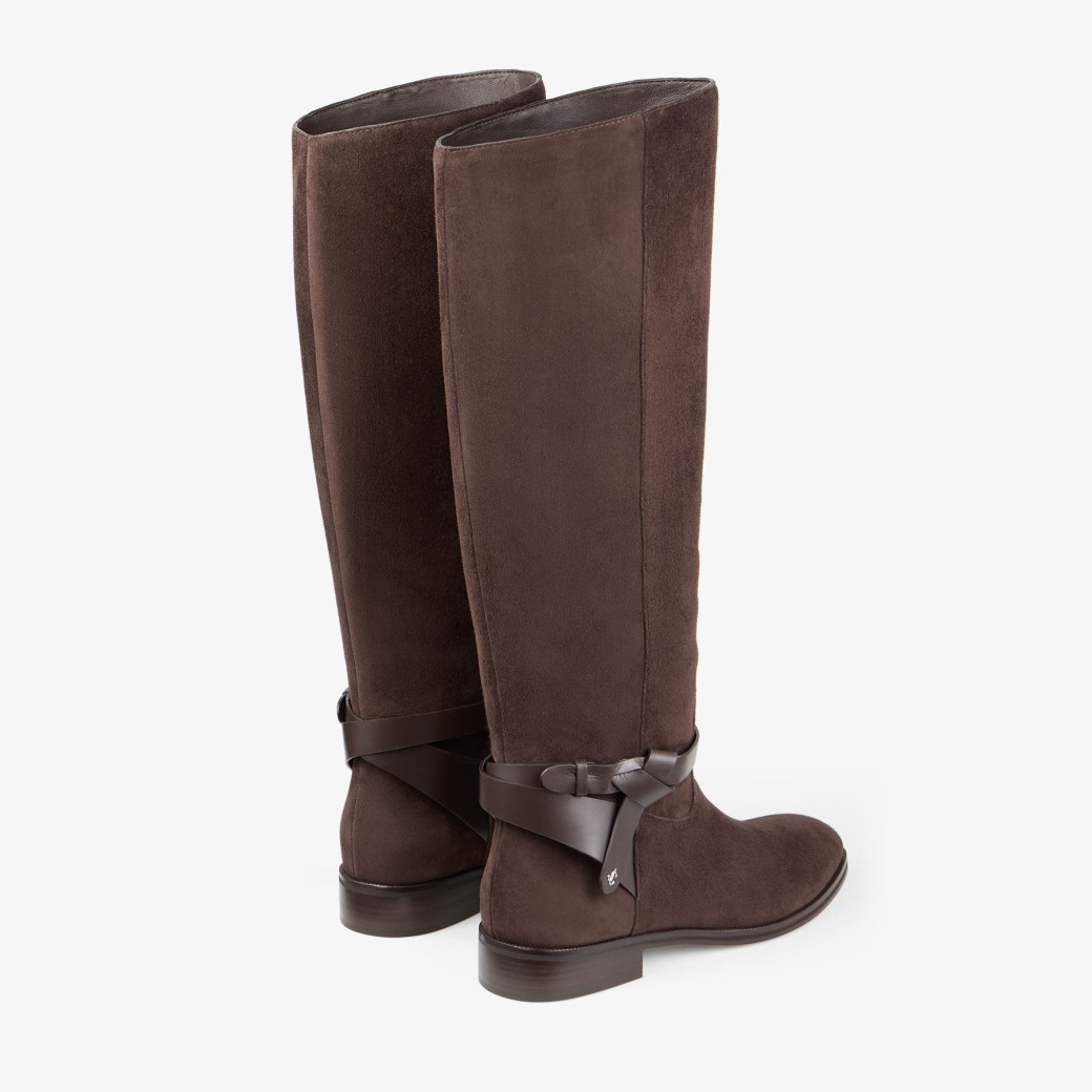 Jimmy Choo Lawton Knee Boot Flat
