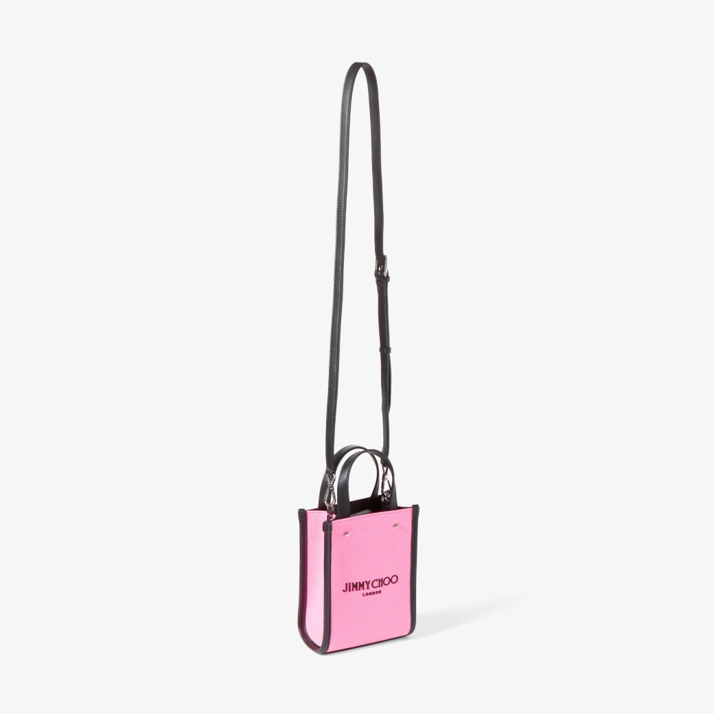 MINI N/S TOTE | Candy Pink Canvas Mini Tote Bag | Summer
