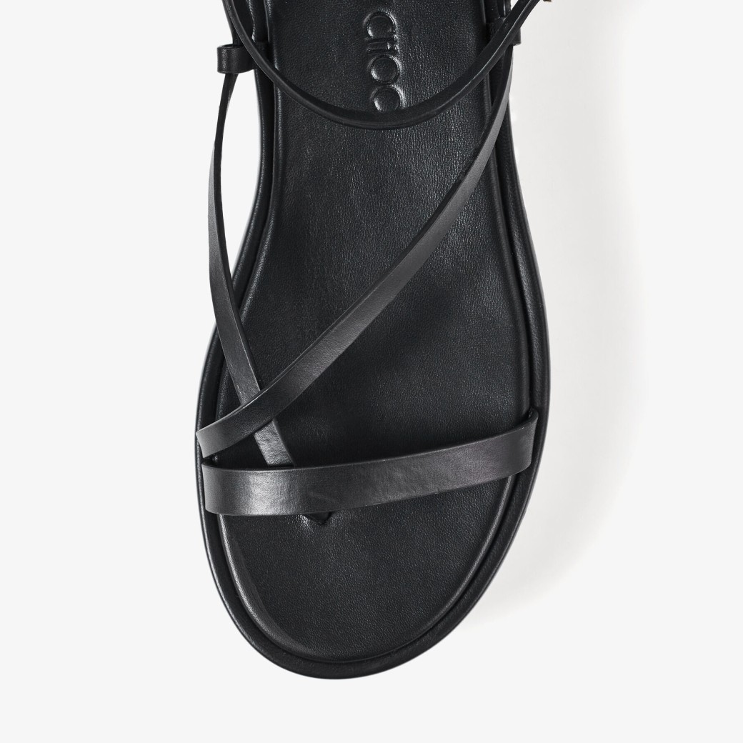 jimmy choo pine flat sandals