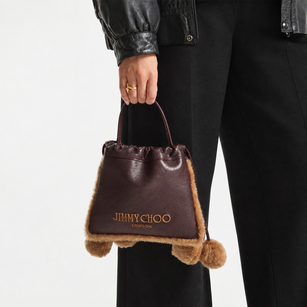 Jimmy Choo Drawstring Pouch Top Handle