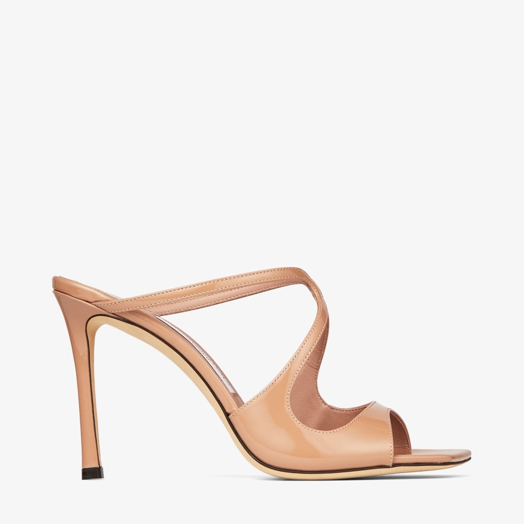 Jimmy Choo – Ballet Pink Patent Leather Mules