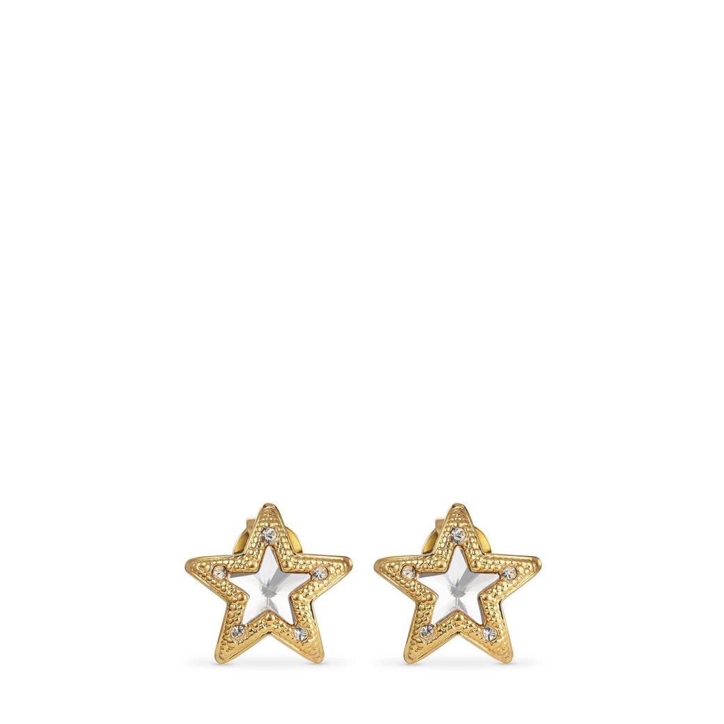 Shop Jimmy Choo Jc Star Studs In Silver