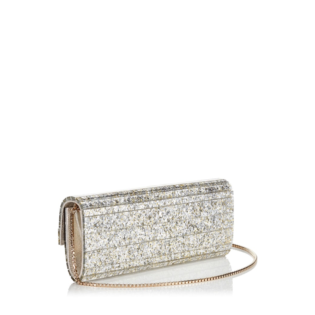 Jimmy Choo Adjustable Shoulder Strap Shoulder Bag In Silver