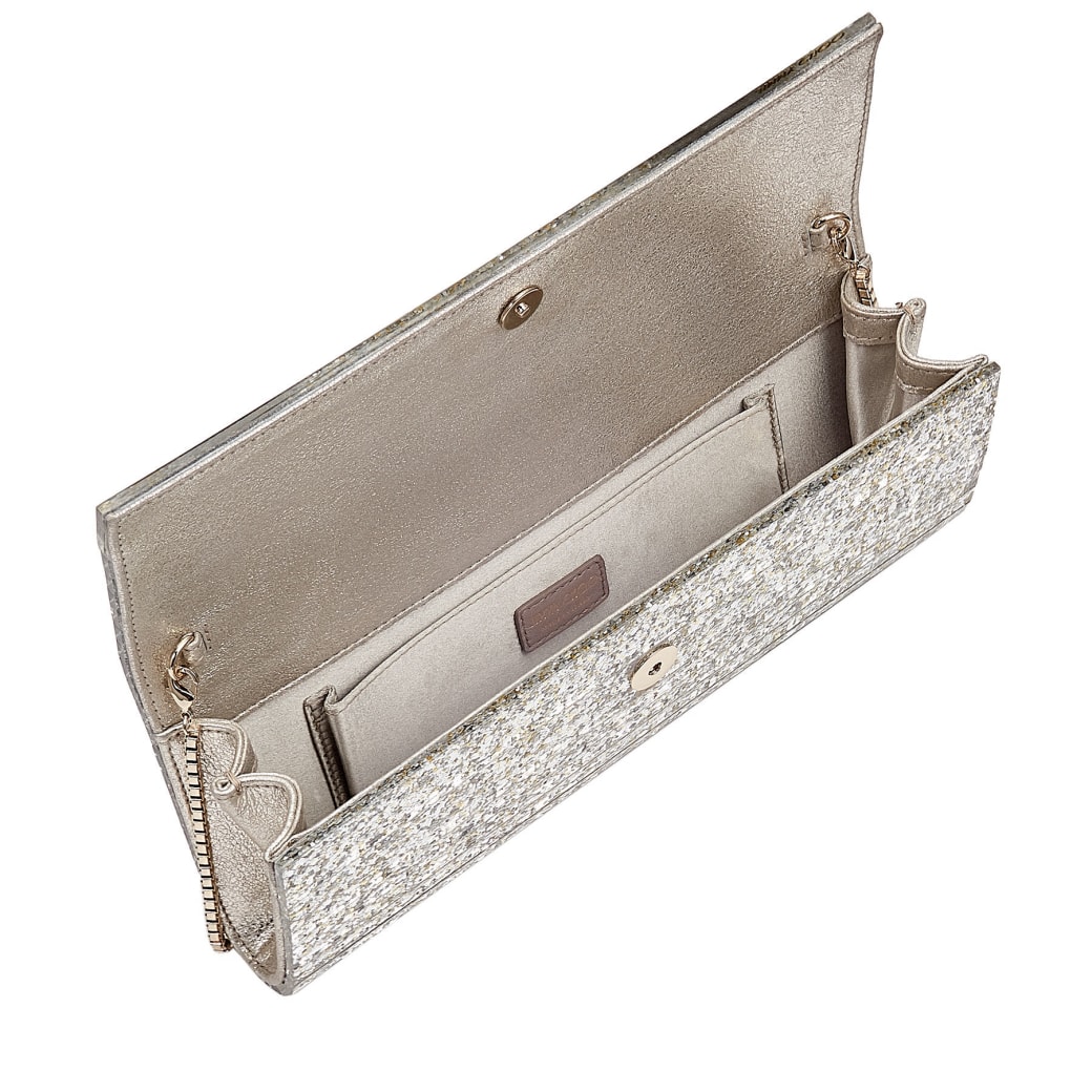 Jimmy Choo Adjustable Shoulder Strap Shoulder Bag In Silver