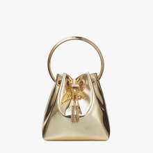 JIMMY CHOO(ジミーチュウ) ショルダーバッグ - ゴールド
