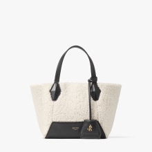 【Jimmy Choo】ダイヤモンド S シアリング トートバッグ Diamond |Natural Shearling Tote Bag | JIMMY CHOO