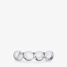 ギフトに◎【Jimmy Choo】ヘアクリップ パール クリスタル クロー ヘアクリップ | ゴールド パール・クローヘアクリップ