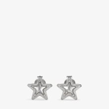 スワロフスキークリスタル付き シルバー仕上げメタル・JCスター