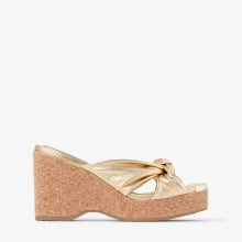 JIMMY CHOO Avenue Wedge 50 ナッパレザー ウェッジミュール JIMMY CHOO Avenue Wedge 50 ナッパレザー ウェッジミュール