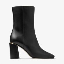 LOREN AB 85 | Black Calf Leather Ankle Boots | Autumn