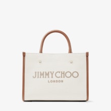 【JIMMY CHOO】Canvas Logo Tote トートバッグ★関税送料込み Jimmy Choo Canvas & Leather Logo Tote Bag Natural | eBay
